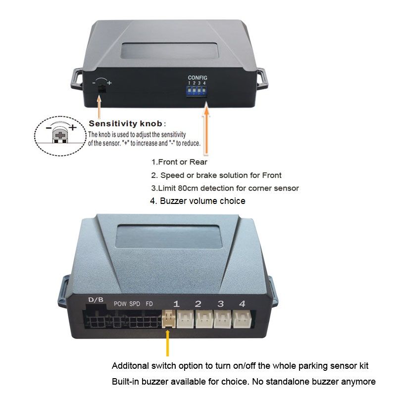 Car Backup Proximity Front Bumper Reversing Parking Sensors System