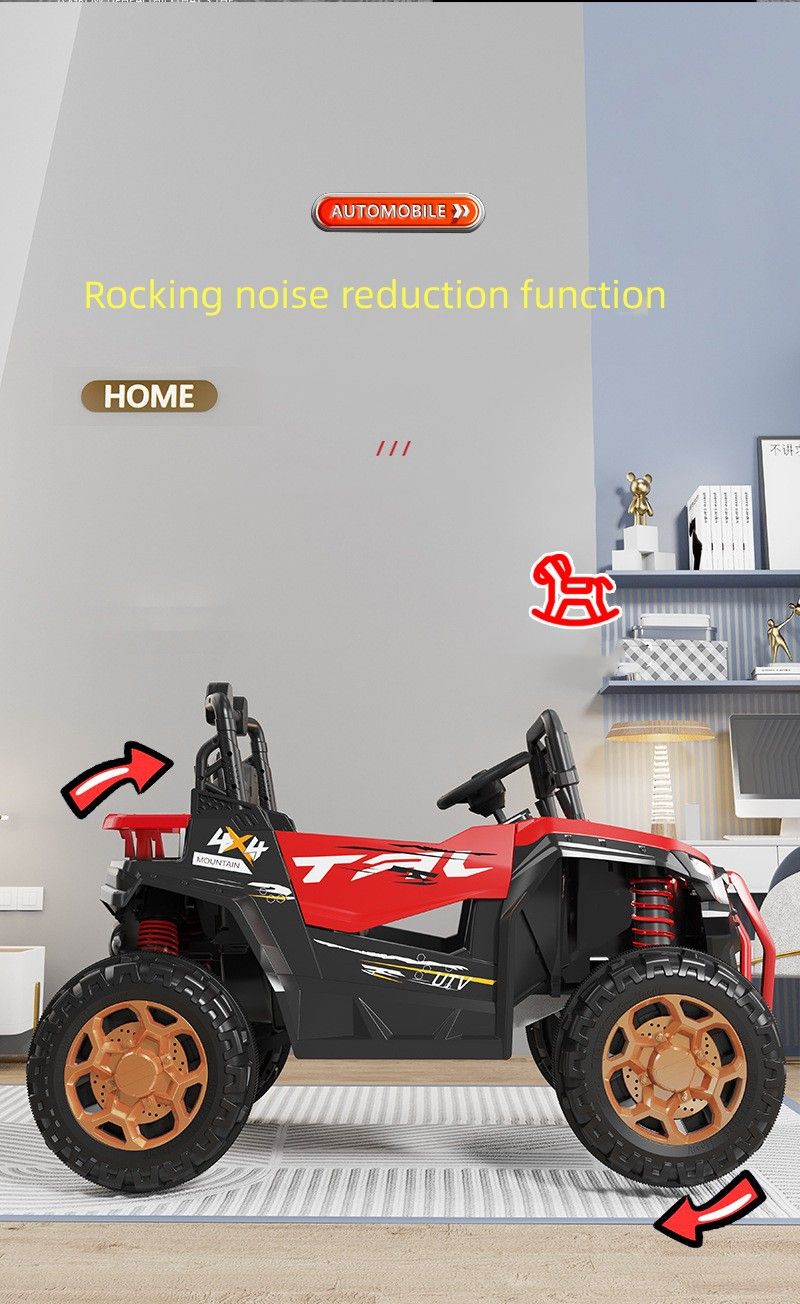 Children&prime;s Electric Alloy Toy off-Road Vehicle Car