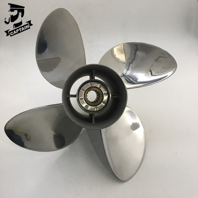 13X19 Stainless Steel Outboard Propeller Matched with Evinrude&Johnson 90-140HP