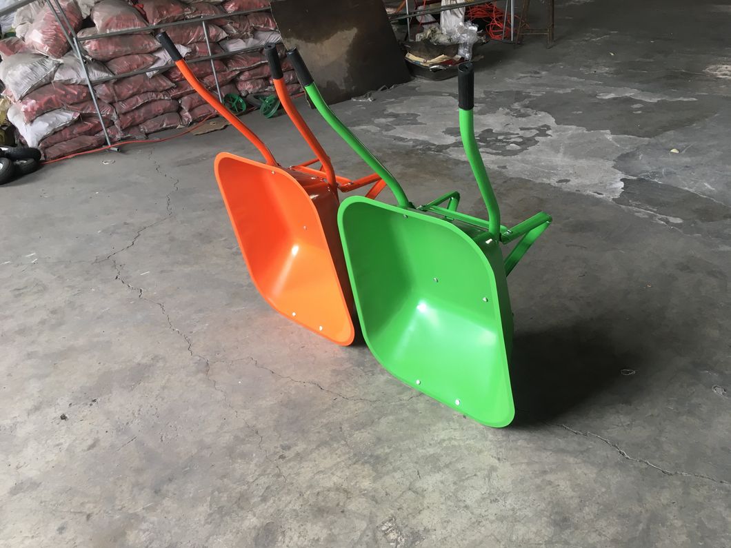 Prestar Golden Star for Nigeria Market with Pneumatic Wheel Deep Tray Wheelbarrow