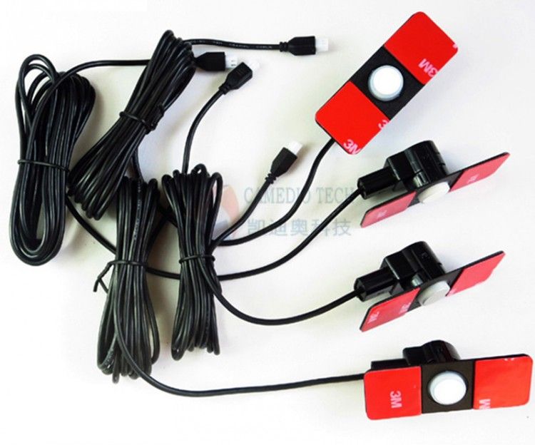 Car Parking Sensors Parktronics 4 Rear Backup Radar Buzzer Alarm Adjustable Sound