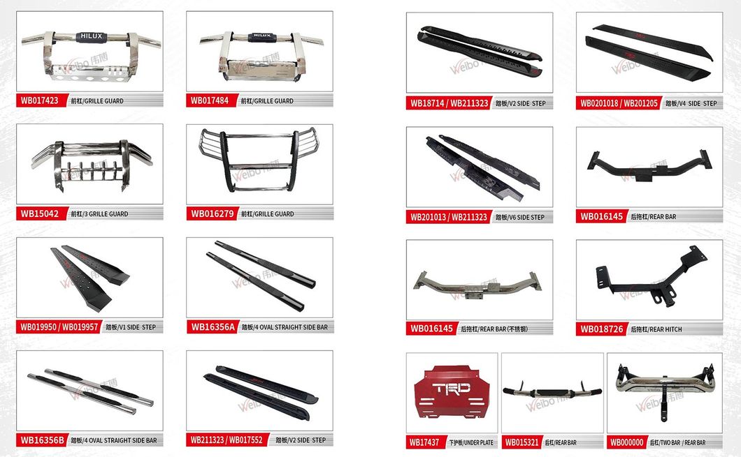 High Polishing 4X4 Pickup Rollbar Sport Bar for Toyota Hilux Revo