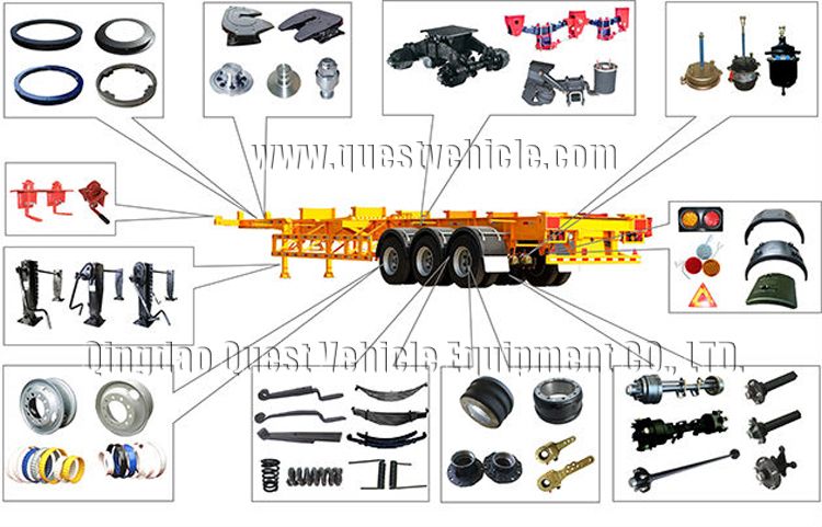 Jost Fuwa Trailer Part Landing Gear Legs Standard 28t Support Leg for Sale
