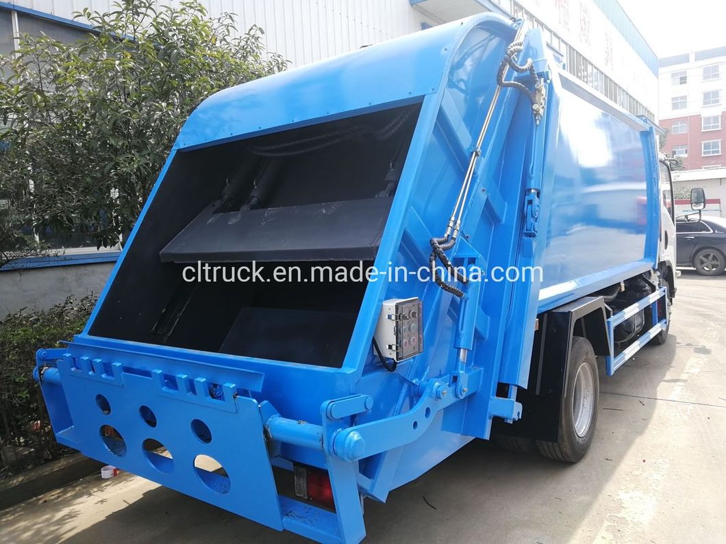Garbage Compactor Truck 8 Cbm Compression Garbage Truck 1suzu 4X2 Garbage Truck 5 Tons Refuse Garbage Compactor Truck