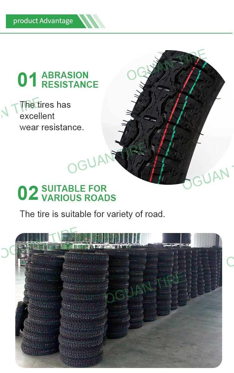 Wholesale China Factory Motorcycle Tires New Pattern Motorcycle Tyres Snow Good Quality 6pr Customized Belted Tubeless Tire