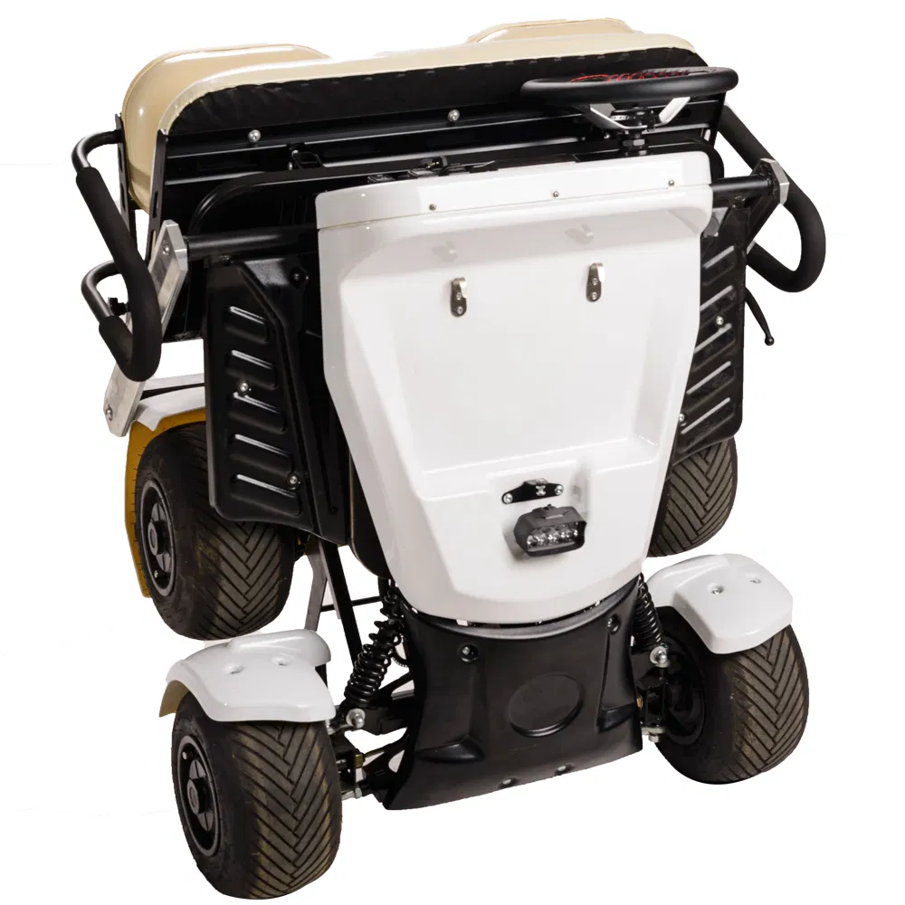 Fat Tire 4 Wheels Drive Folding Electric Golf Scooter 2000W Easy Folding
