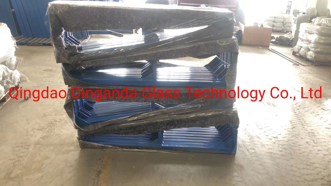 a Frame Glass Trolley Rack with Wheels Detachable Structure Space Saving Glass Dollies High Loading Rate When Shipping