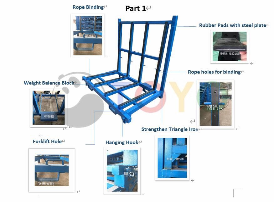 Glass Rack Systems Frame Double-Decked Metal Shelf for Glass with High Quality