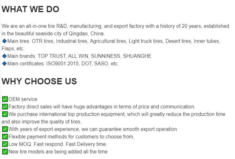 2022 China Factory Direct Sale Low MOQ Agricultural Tyres R1 15.5 38 for Sale