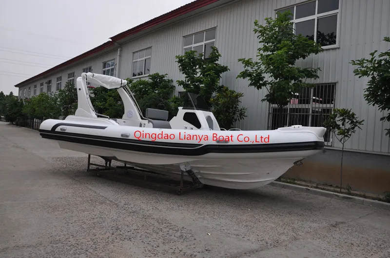 Liya 7.5m Rib Boat Rigid Inflatable Boat with Engine