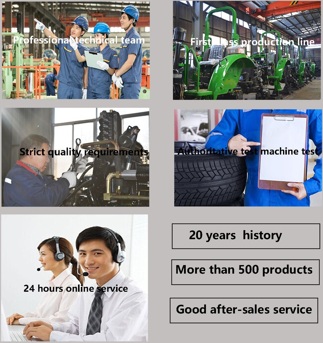 Made in China 20 Years Factory High Quality 4WD Farm Tractors Small Mini Agricultural Machinery 90HP