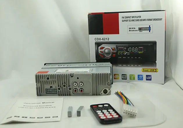 LED 1 DIN Car Radio MP3 Player with SD/USB