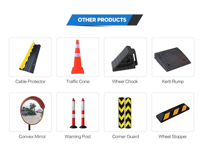 Heavy Duty Rubber Car Bumper Block for Security (RB10)