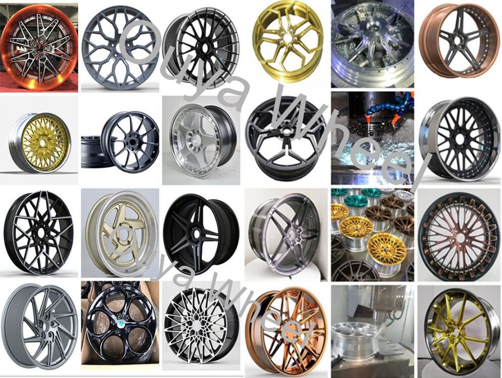 Flow Forming Wheel Forged Wheel Aluminum Alloy Wheel Car Wheels Rims Flow Forming Rim Wheel for SUV Trailer Wheels