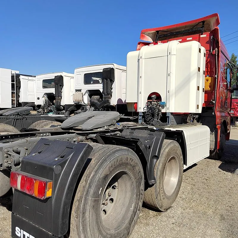 Chinese 2017 Year Used T7 Tractor Truck HOWO CNG with Air Suspension