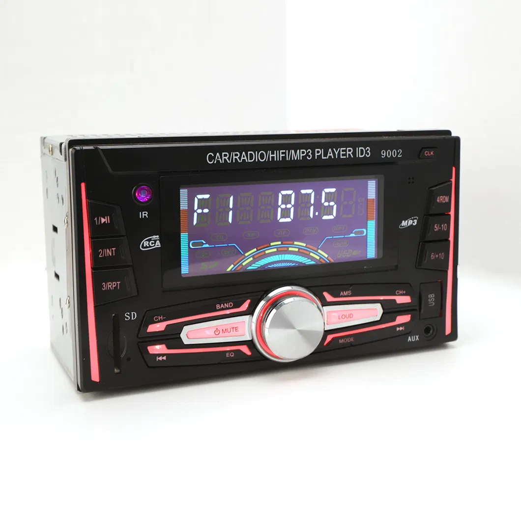 Fixed Panel Double DIN Car MP3 Player Ts-4002