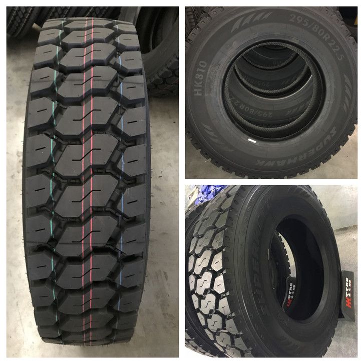 Hawkway Brand Truck Tires 11r22.5, 12r22.5 295/80r22.5 315/80r22.5 HK810 for Mining Using