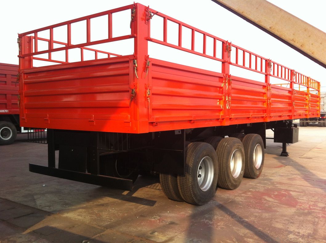 Sinotruk 3 Axle Storehouse Cargo Semi Trailer Cimc Trailer