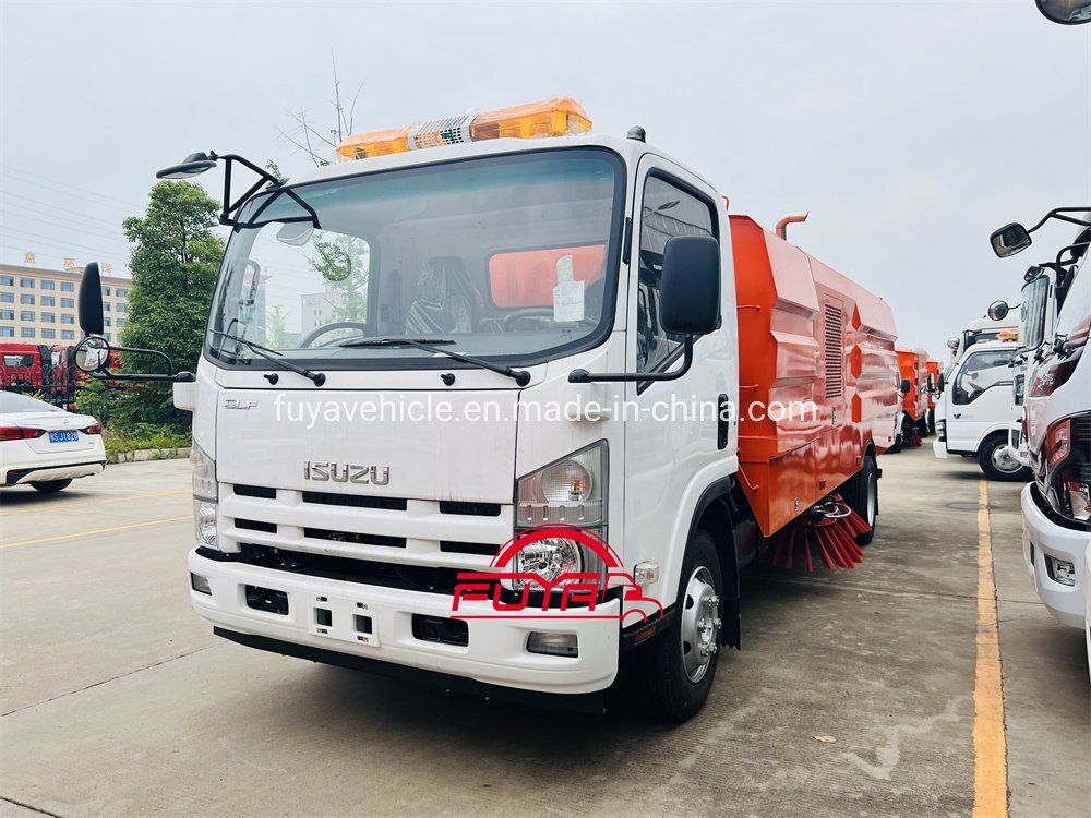 Japan Nqr 7000L 7m3 7cbm 7ton Street Sweeper Truck