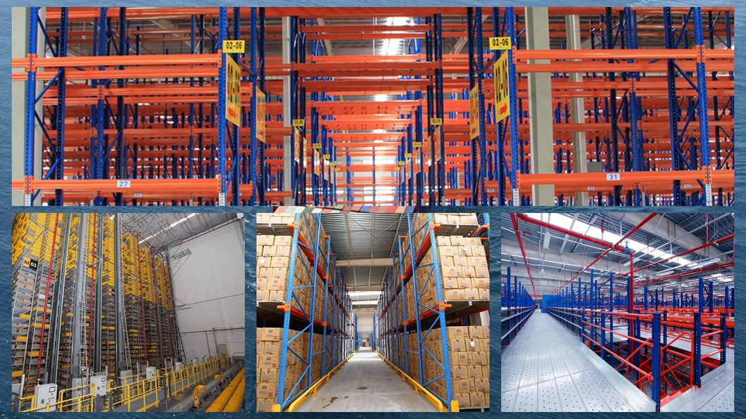 Warehouse Shelving Heavy Duty Storage Teardrop Selective Racking.