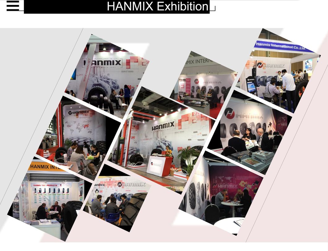Hanmix Industrial Tire Backhoe Loader, Telehandler, Compact Loader, Dumper Skidsteer, Backhoe Loader, Telehandler, Mining, Turf 26*7.5-12