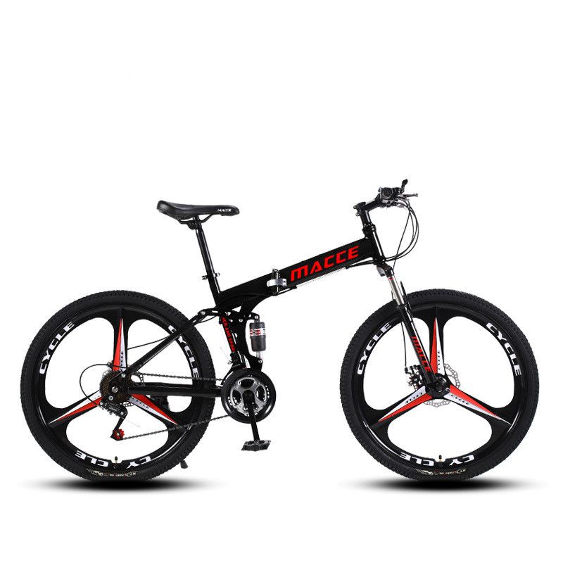 Folding Frame Bike 26 Inch Variable Speed Shock Absorption Mountain Bike