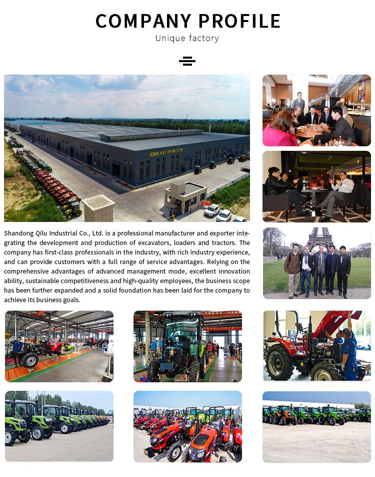 China Manufacturer Cheap Farm 50HP Tractor Multi Functional Tractor Tractors Mini 4X4 Farming for Sale