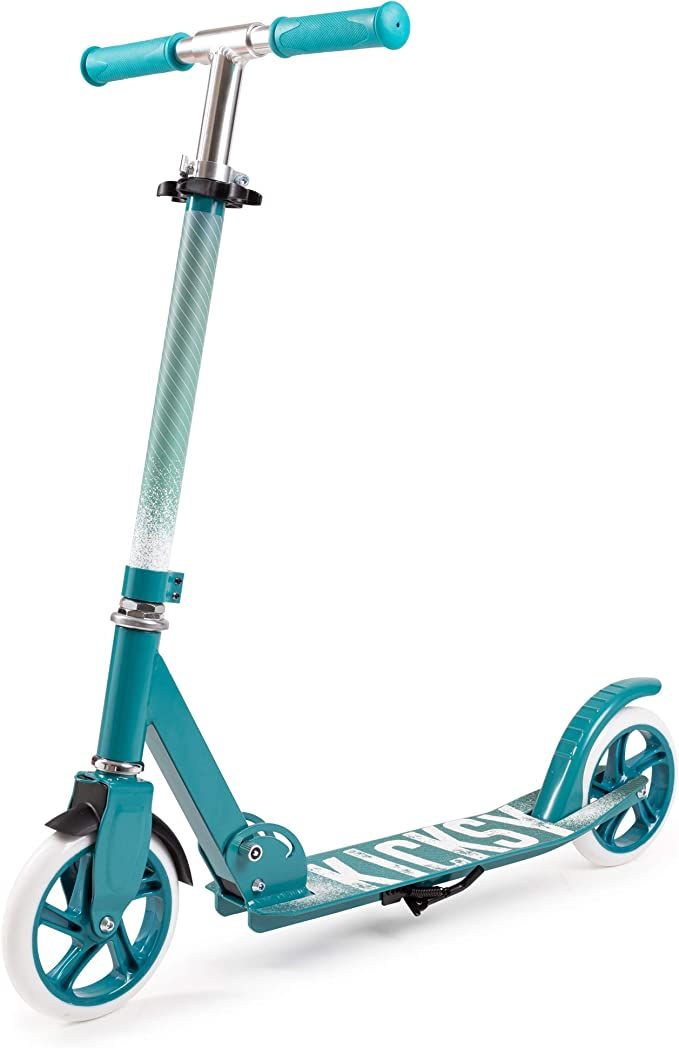 Big Wheel Scooter for Stability - 2 Wheel Scooter for Boys &amp; Girls- Foldable Kick Scooter Adult