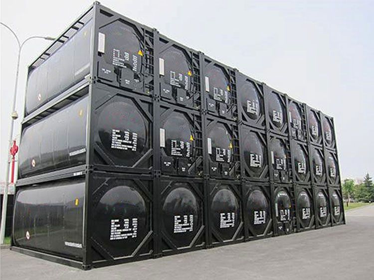 Jsx 2019 Asphalt Liquid Bitumen Heating Storage ISO Tank Container/ Bitumen Tank
