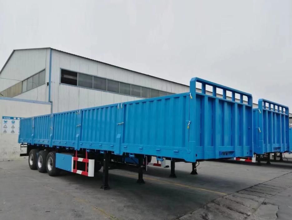 Stone / Sanding /Aggregates transportation Tri Axle 35cbm U-Shape Rear Hydraulic Dump Truck Trailer for Tanzania