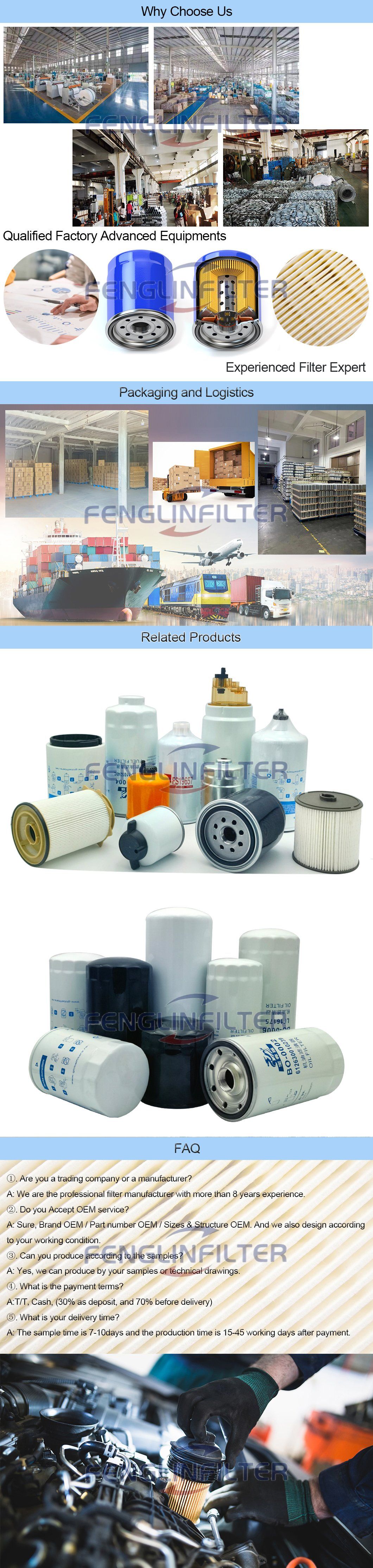 Wholesale Spare Parts OEM Fuel Water Separator Filter68197867ab for Mopar Fuel Filter