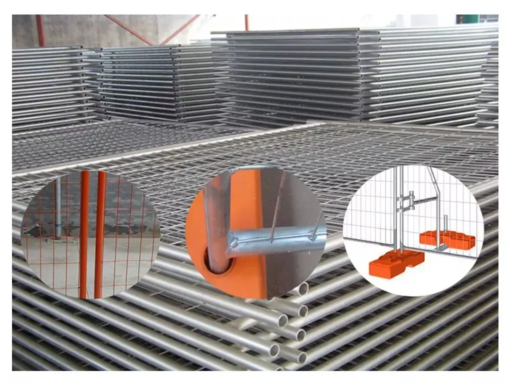 Customizable Color Portable Fence Panel PVC Temporary Fence Hot Sale