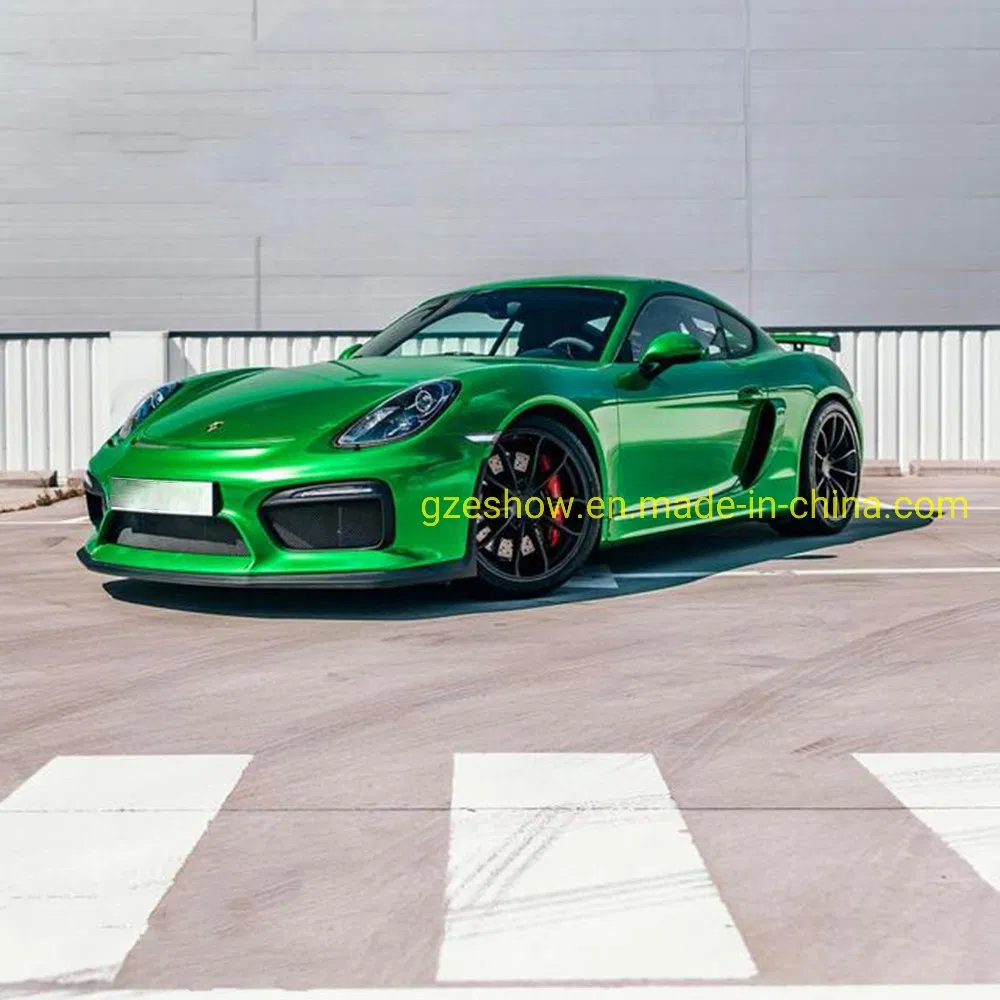 Super Gloss Metallic Green Hell Car Wrap Vinyl Sticker