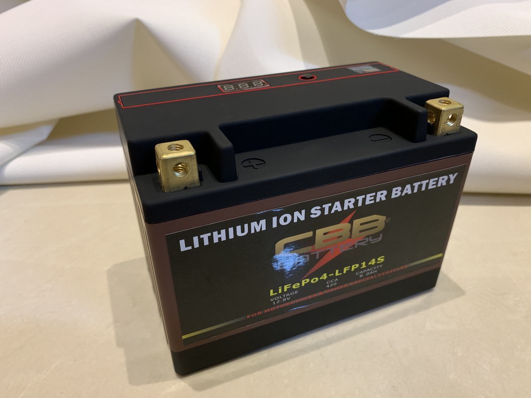 Factory OEM LiFePO4 Motorcycle Battery LFP14s 12V Li Ion Battery