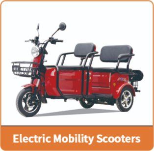 Three-Wheel Tricycle with Electric Motor for Delivery
