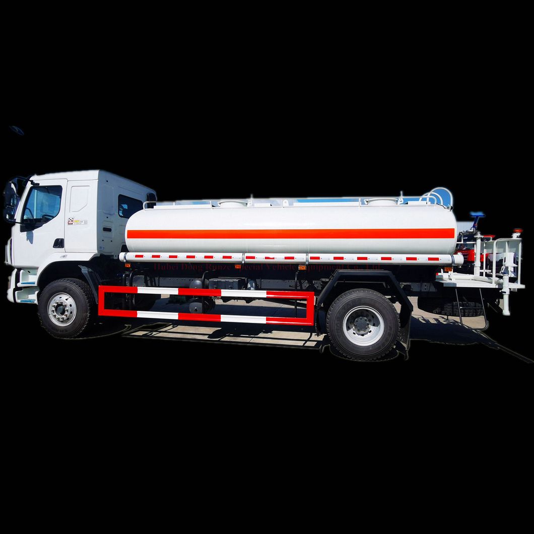 Customized Stainless Steel DFAC Chenglong M3 Water Bowser Sprinkler Tanker Truck 10-15ton with Yuchai 245HP Engine to Saudi Arabia
