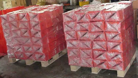 9kg Large Wheel Chock for 120tons Mining Trucks