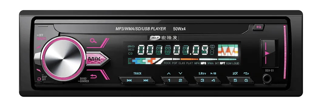 Hot Sale High Quality Fixed Panel Car MP3 Player with Bluetooth
