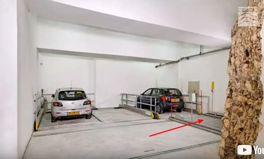 2500kgs Car Parking System Horizontally Sliding Platform