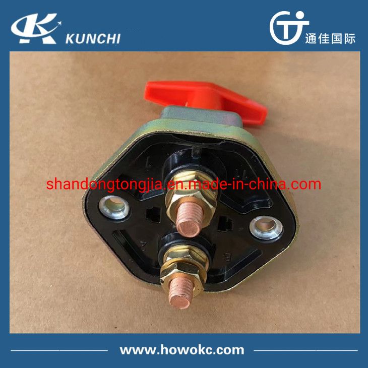 High Quality Sinotruck Auto Parts Main Switch Power Switch HOWO Main Battery Switch Wg9100760100 Main Power Switch