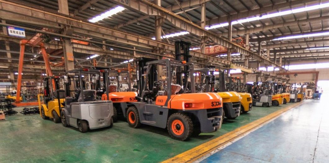 China Teu Diesel Forklift 1.5t 2t 2.5t 3t Diesel Fork Lift Truck