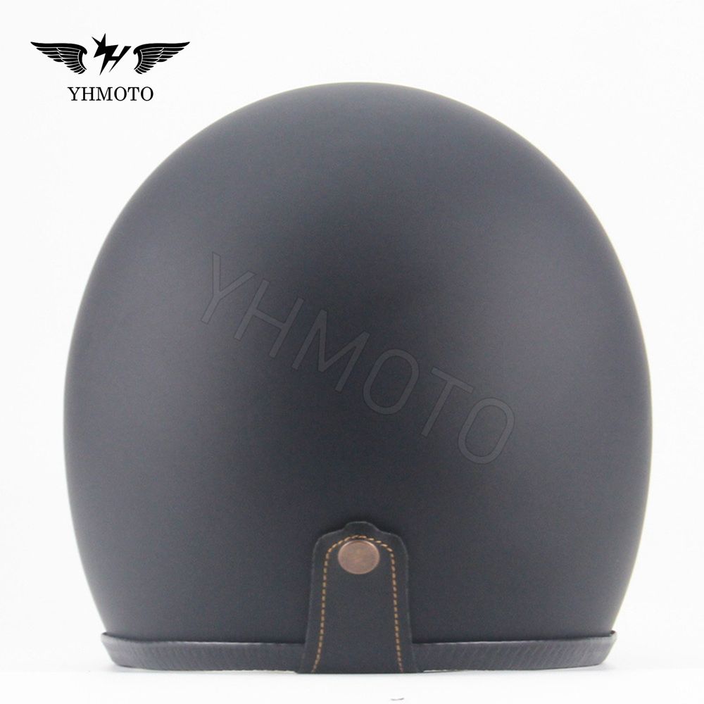 for Harley Davidson Honda Cafe Racer DOT Motorcycle Helmets Bobber Style Classic Retro Vintage Open Face Helm Cascos-Motociclet