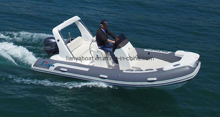 Liya 5.2m Outboard Rigid Bottom Inflatable Boat Leisure Rib Boat