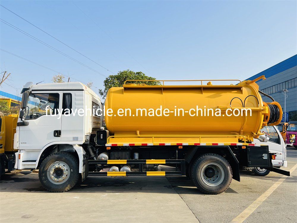 Shacman 4X2 10 Cu. M Jet-VAC Combi Truck Manufacturer with Lower Price