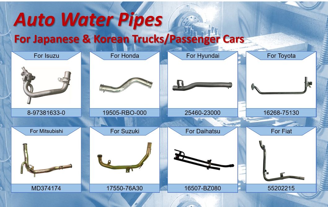 Inlet Water Pipe of NKR55 for Isuzu 8970636390 8-97063639-0