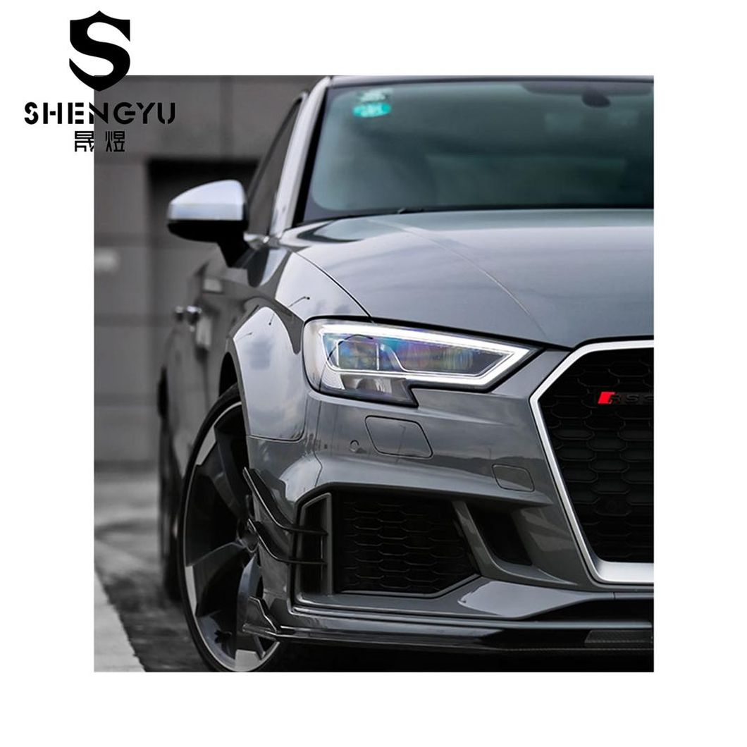 High Quality Car Accessories for Audi A3 2017-2019 Upgrade to RS3 Include Front Bumper Assembly with Grille