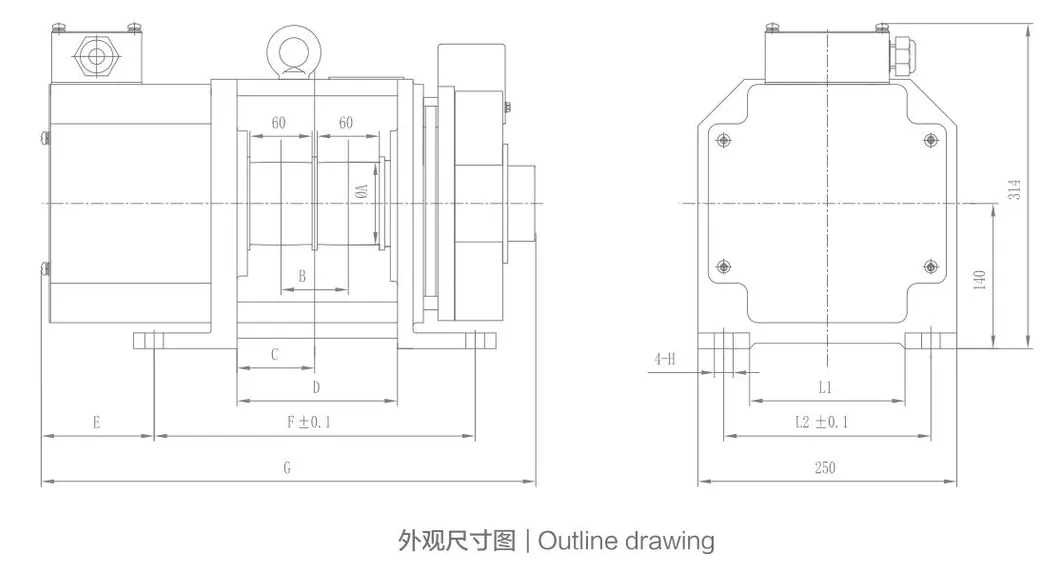 Belt Drive Villa Elevator Pms Machine