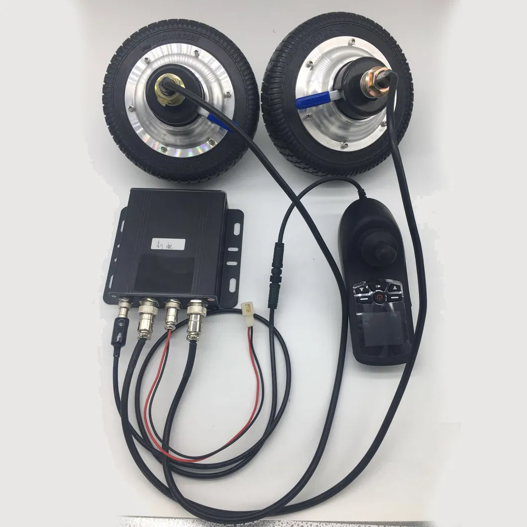 24V 200W Brush Gearless Hub Wheelchair Robot Motor on Motorized Mobility Vehicle