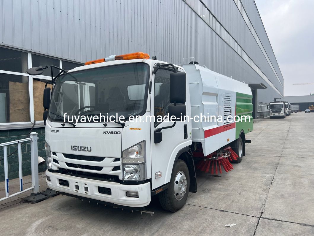 Customizable I Suzu 4X2 7000liters 7cbm 7m3 Road Sweeper Truck for Road Cleaning