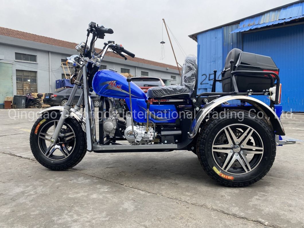 70/110/125cc Three Wheel Gasoline Disabled/Elderly Motorcycle for Handicapped Water Cooling